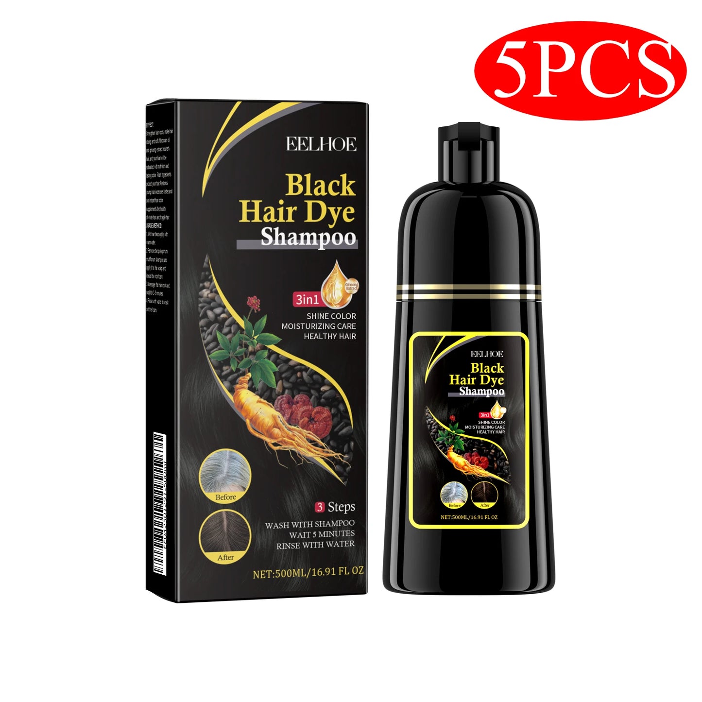 Lumière Natural Herbal Hair Color Shampoo