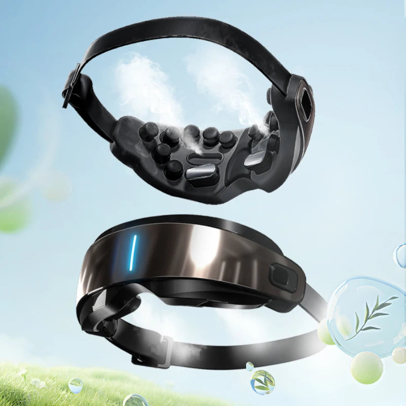Massage Product bluetooth Vibrator Heated Eye Mask Relax Eye Strain Electric Smart Eye Roller Massager Wellness Best Sellers