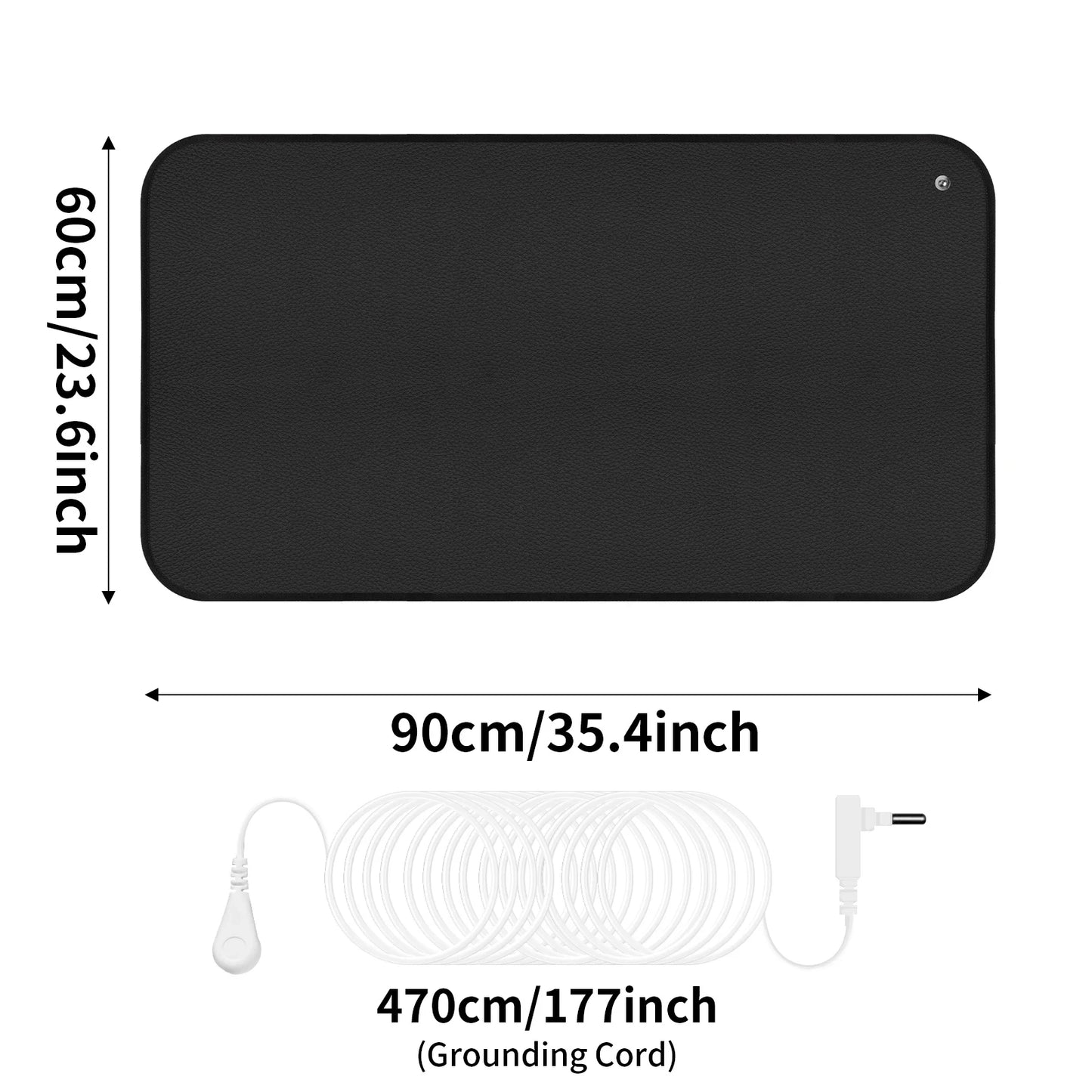 Grounding Mat for Improves Sleep Soft Sheet Mats Healthy Balance for Anxiety Pain Relief Earth Connected Wellness Therapy Pad