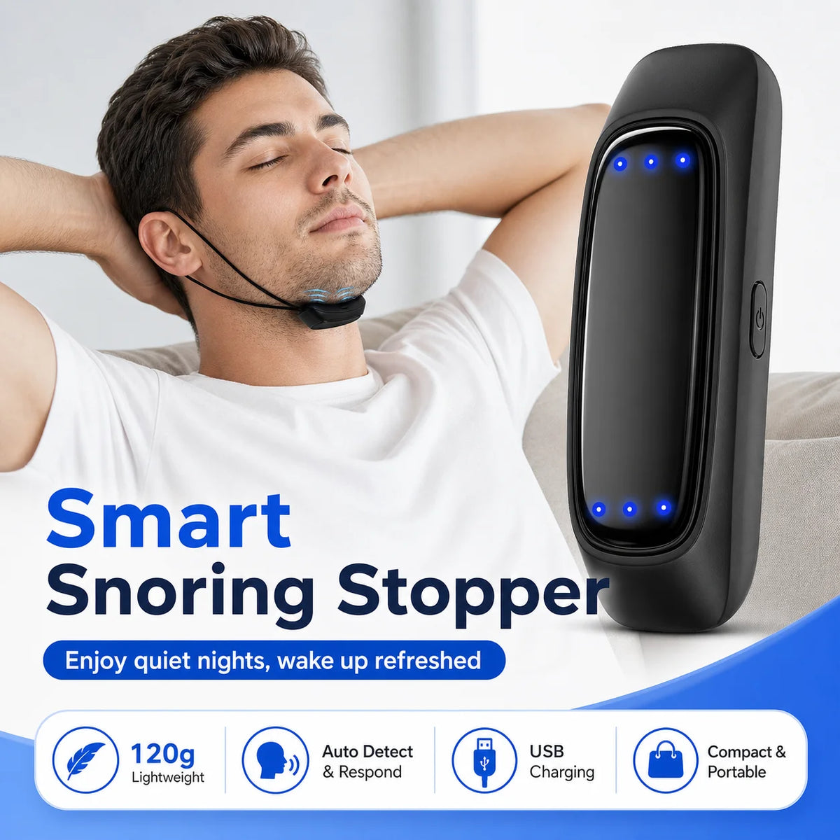 Lumière Smart Sleep™ Anti-Snoring Device