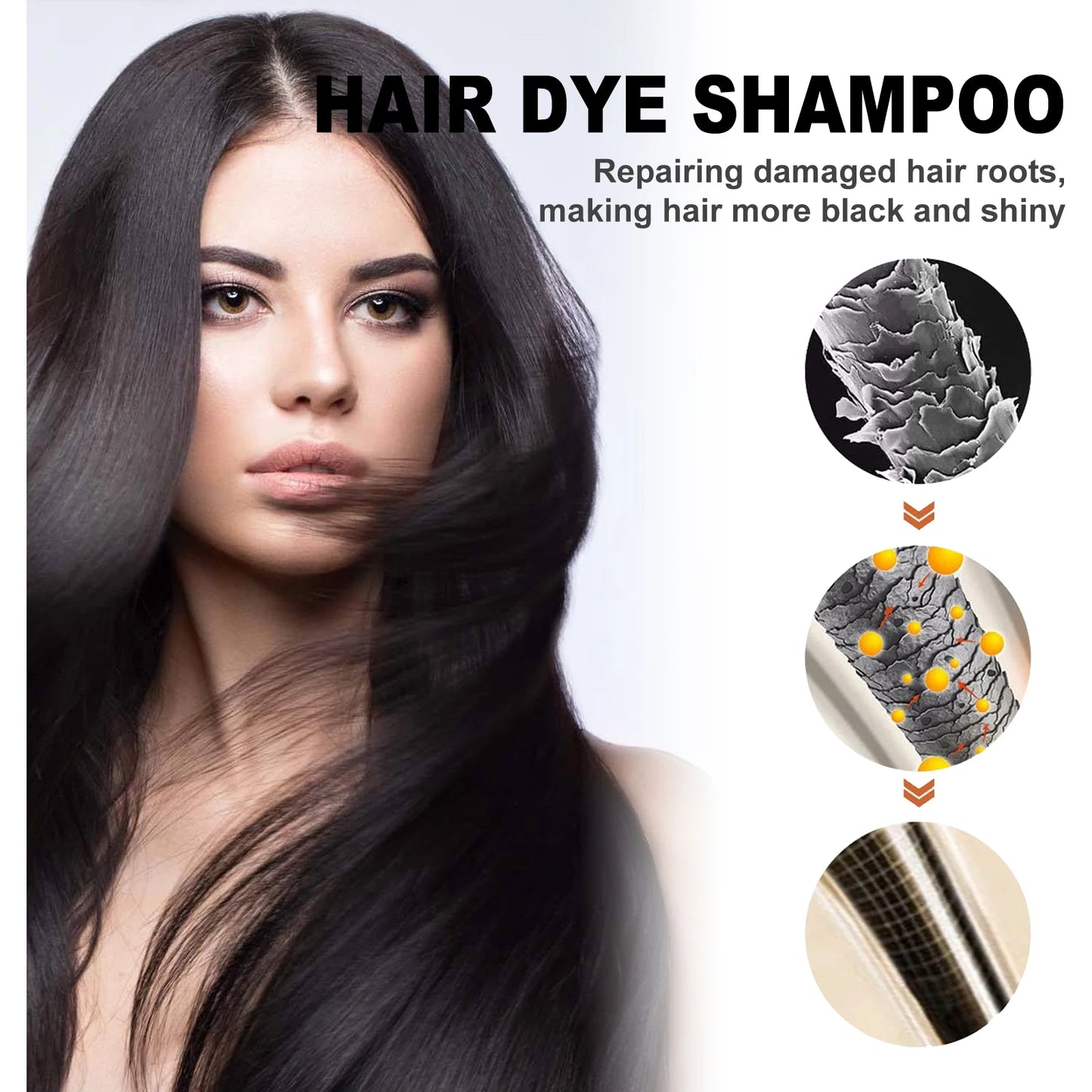Lumière Natural Herbal Hair Color Shampoo