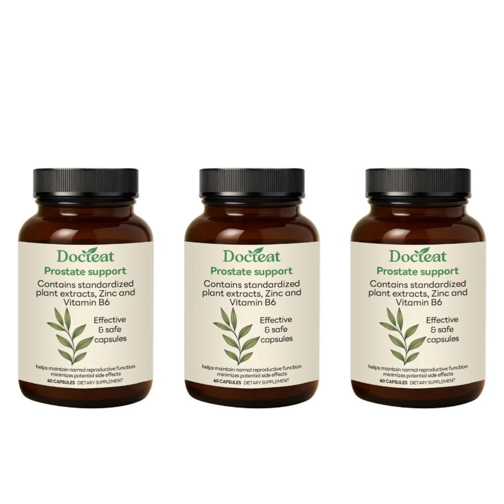 Prostate Support Capsules for Men Saw Palmetto 300mg Nettle Root Extract Zinc Vitamin B6 Wellness Daily Supplement