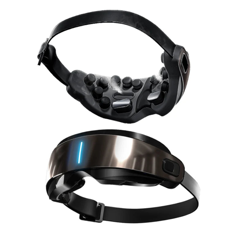 Massage Product bluetooth Vibrator Heated Eye Mask Relax Eye Strain Electric Smart Eye Roller Massager Wellness Best Sellers