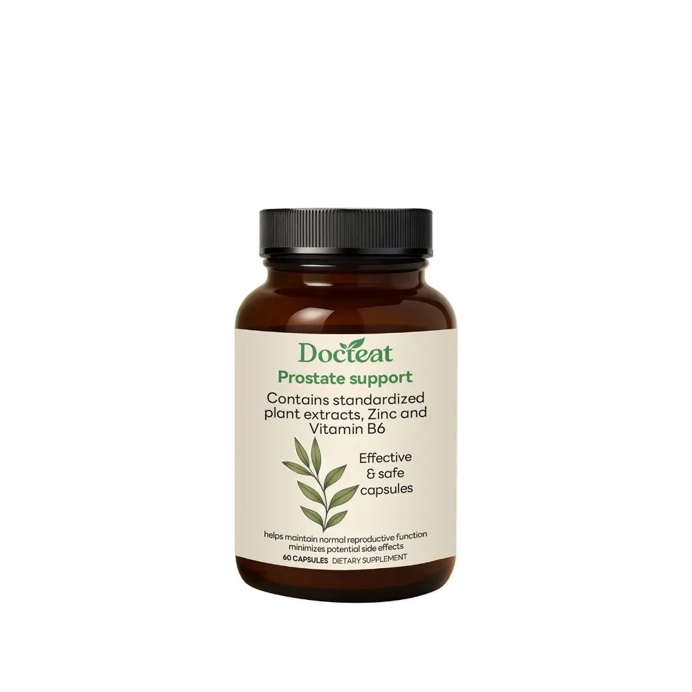 Prostate Support Capsules for Men Saw Palmetto 300mg Nettle Root Extract Zinc Vitamin B6 Wellness Daily Supplement