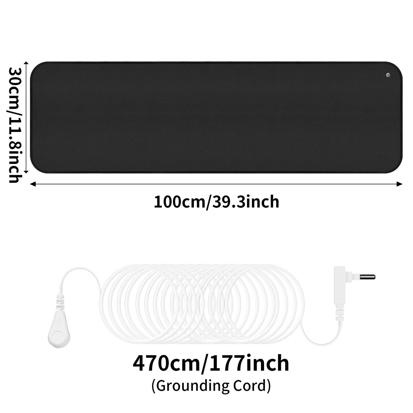 Grounding Mat for Improves Sleep Soft Sheet Mats Healthy Balance for Anxiety Pain Relief Earth Connected Wellness Therapy Pad