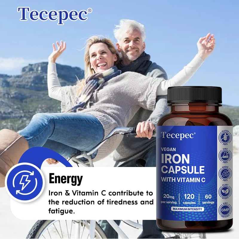 Lumière Iron + Vitamin C Daily Supplement